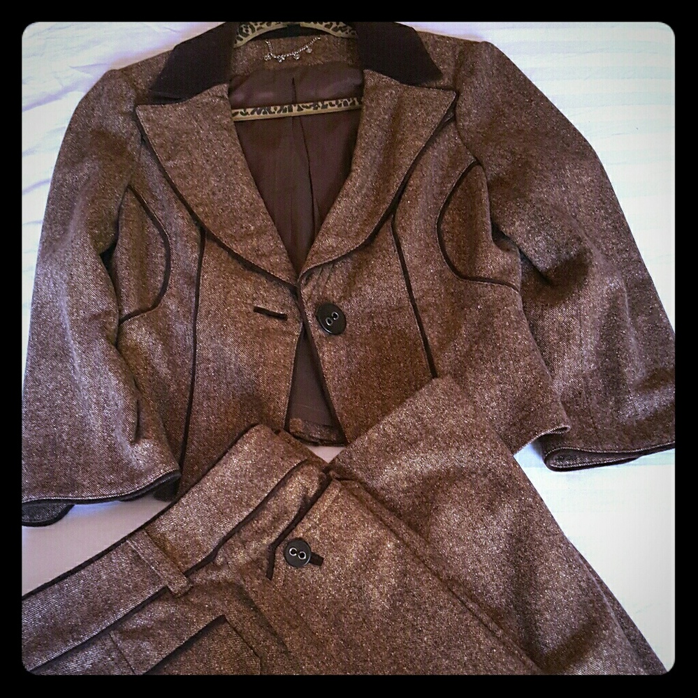 BEBE Vintage Wool Suit