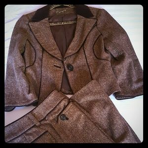 BEBE Vintage Wool Suit