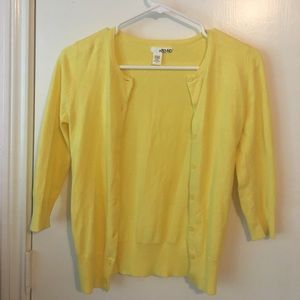 Light yellow cardigan