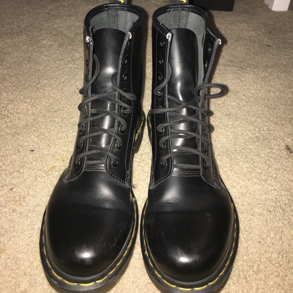 Matte black Dr Martins