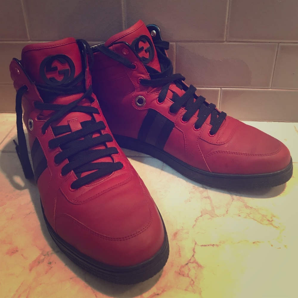 AUTHENTIC High Top GUCCI Sneakers