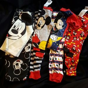 Bundle: 4 sets Mickey Mouse PJs GUC