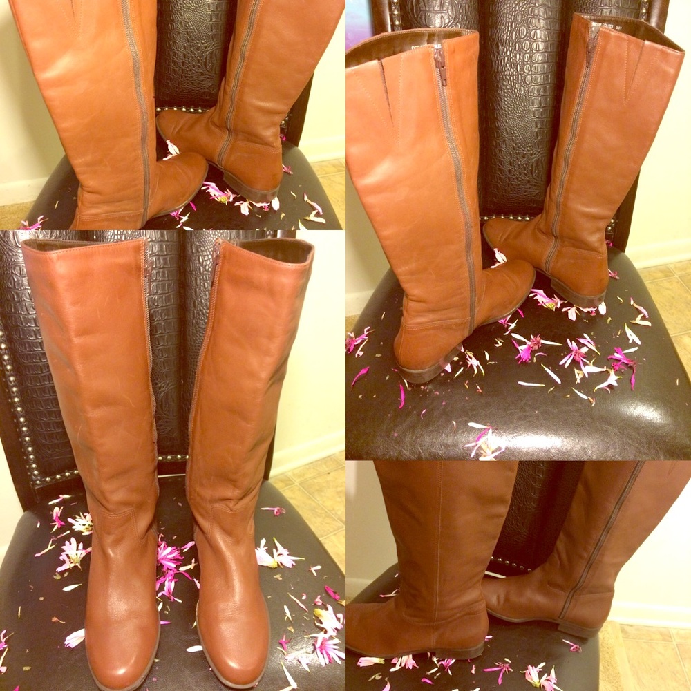 Flatland Brown Leather  Boots