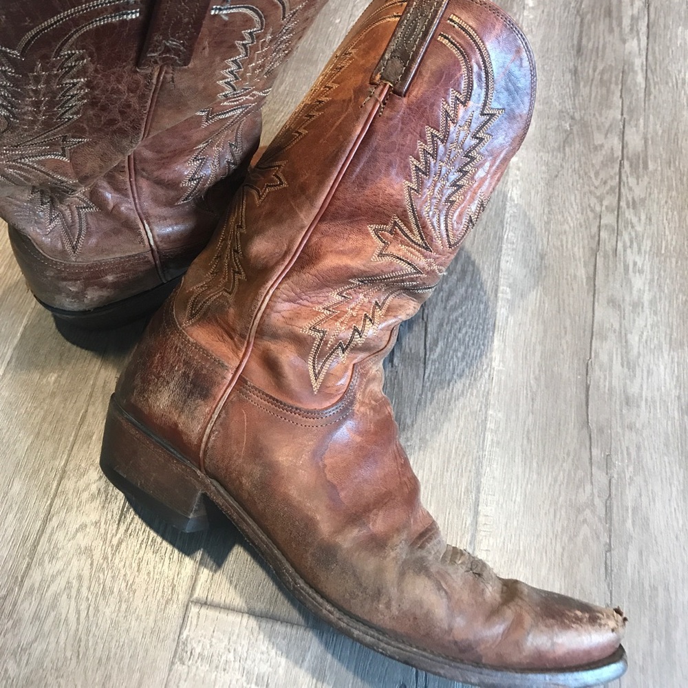 My Fav Lucchese 1883 Tan Leather Boots. Size 12
