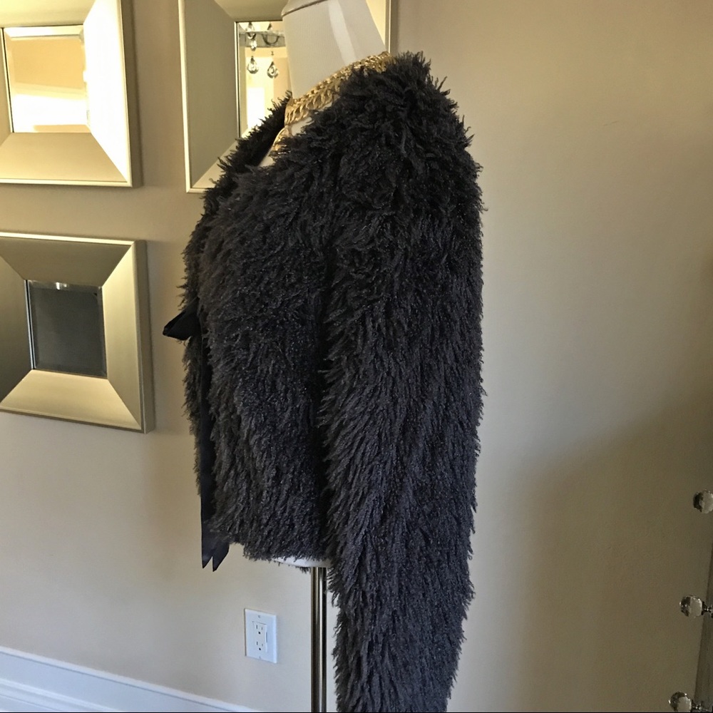 Hpmax Studio Fuzzy Jacket In Charcoal Gray - image 7