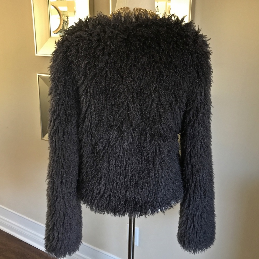 Hpmax Studio Fuzzy Jacket In Charcoal Gray - image 8