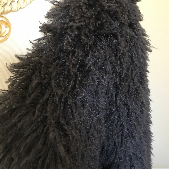 ❤HP❤️MAX STUDIO fuzzy jacket in charcoal gray - Picture 4 of 8