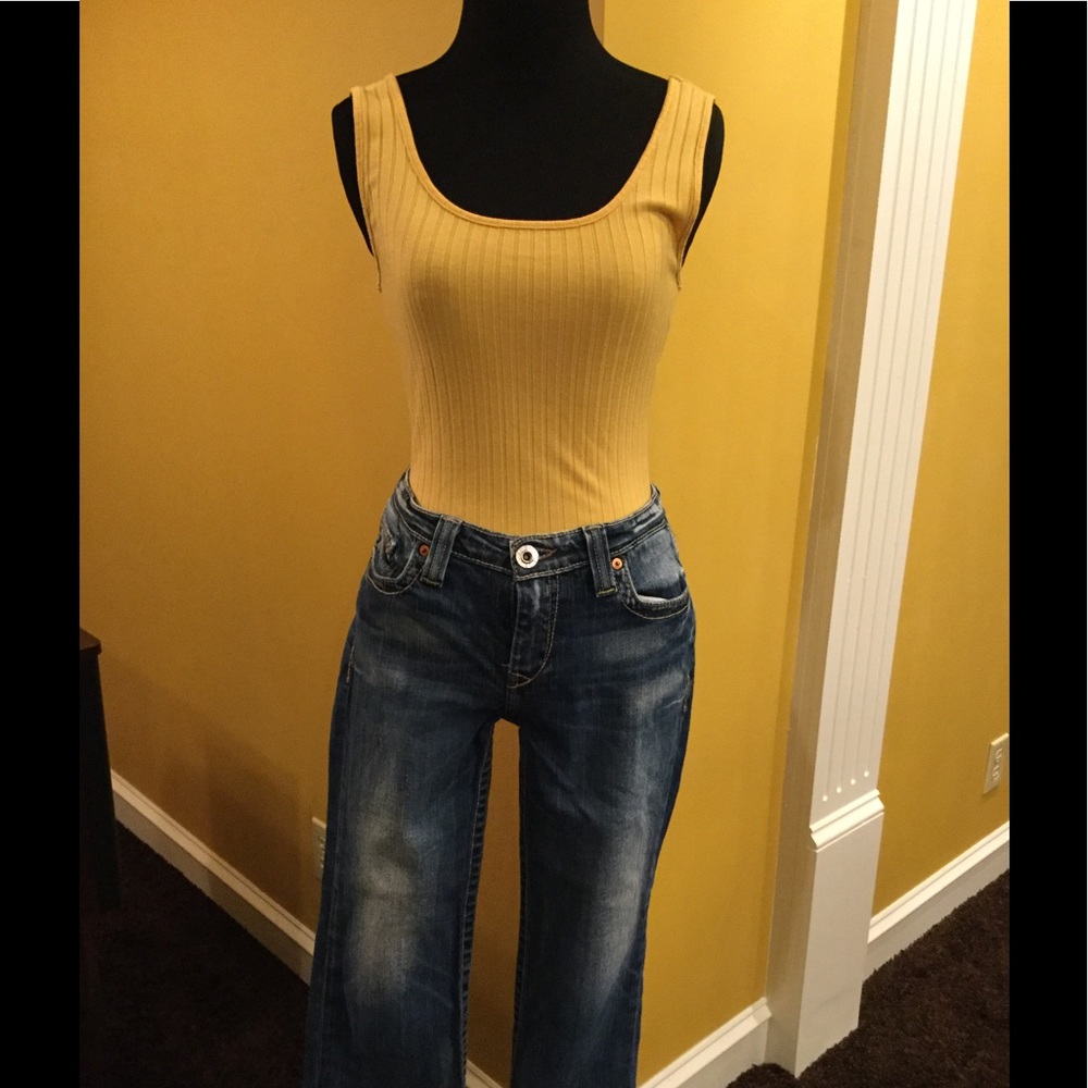 Forever 21 Bodysuit Yellow Small