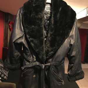 Large Leather Jacket