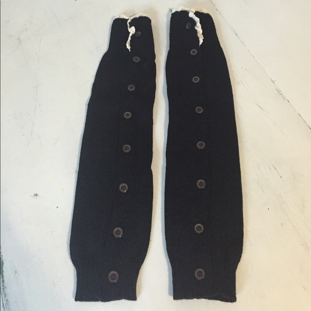 Like new knee high knit lace sock cover leg warmer