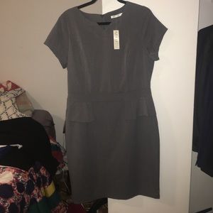 Mikarose Side Peplum Dress. Perfectly Modest.