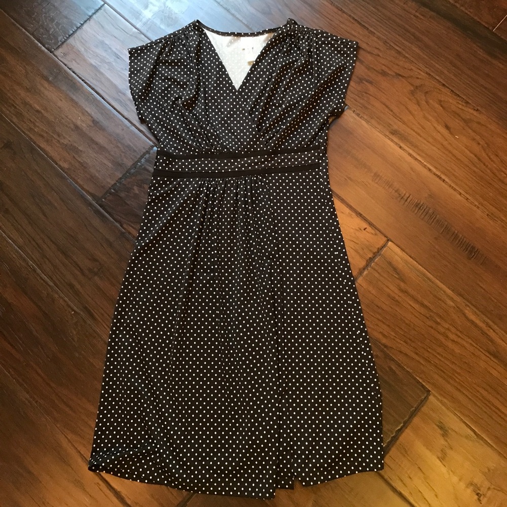 Brown Polka Dot Dress
