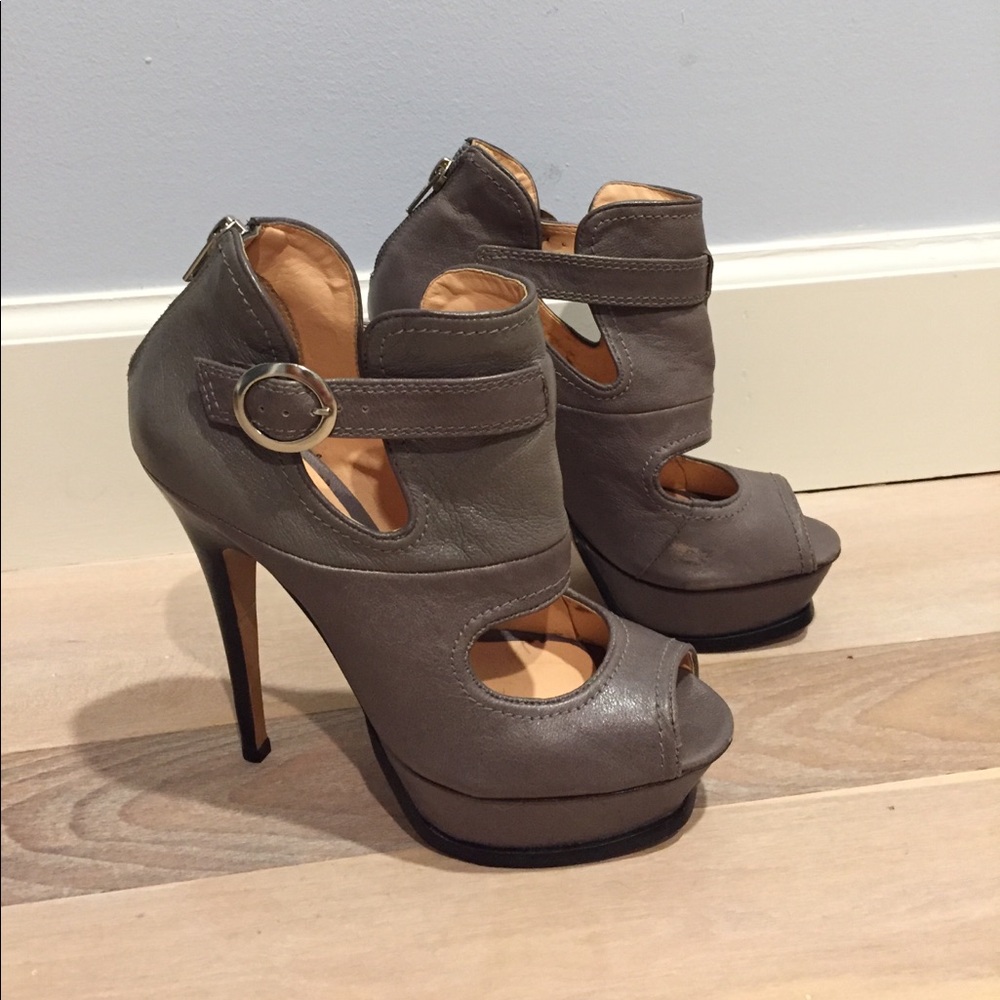 Gray Platform Heels size 37eu
