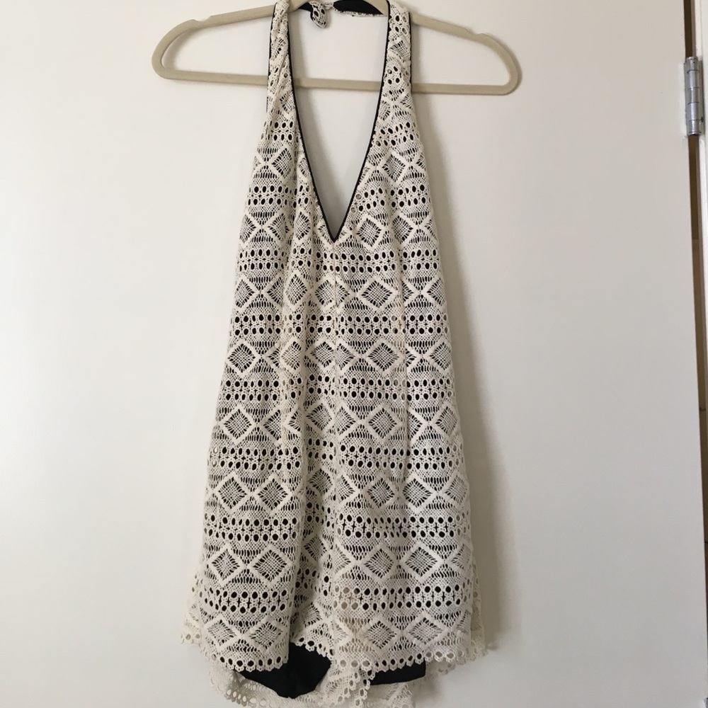 Dolce vita for free People  backless eyelet romper