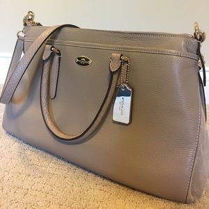 Coach Morgan Pebble Leather Satchel