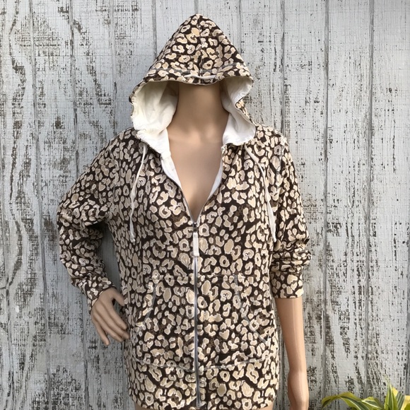 Magellan Jackets & Blazers - Magellan Leopard Print Hoodie