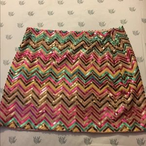Sequins Mini Skirt NWT