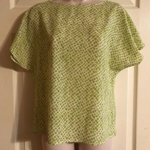 LOFT  Ann Taylor printed Top