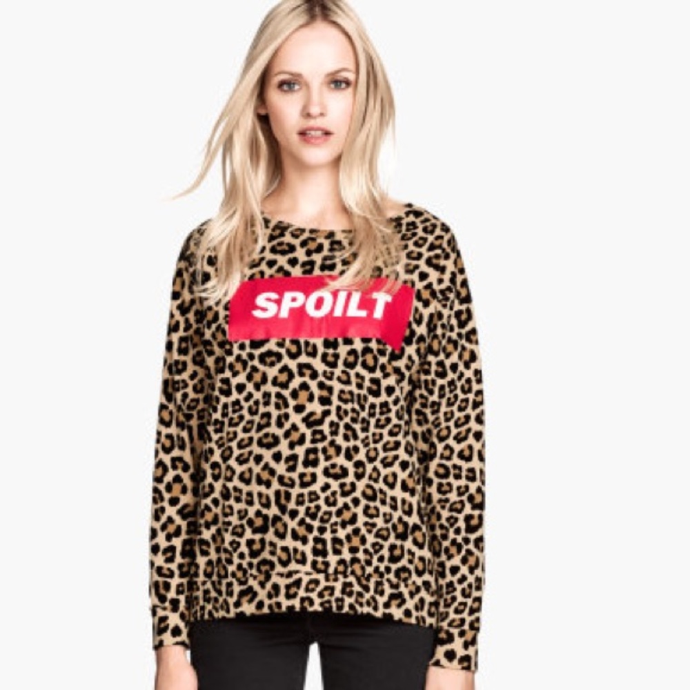 Cheetah Print Sweater