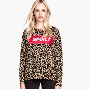 Cheetah Print Sweater