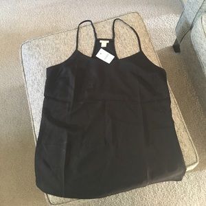 NWT Black JCrew Camisole Tank