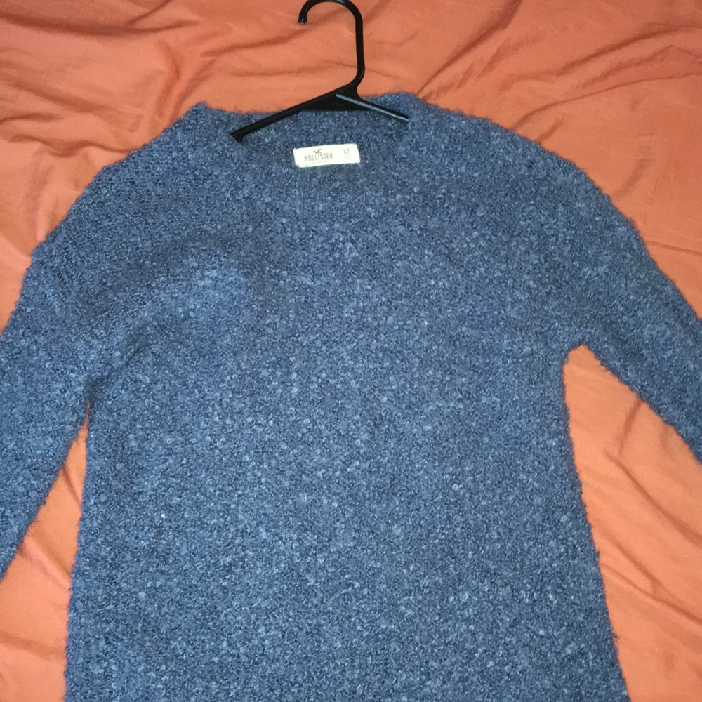 Blue hollister sweater