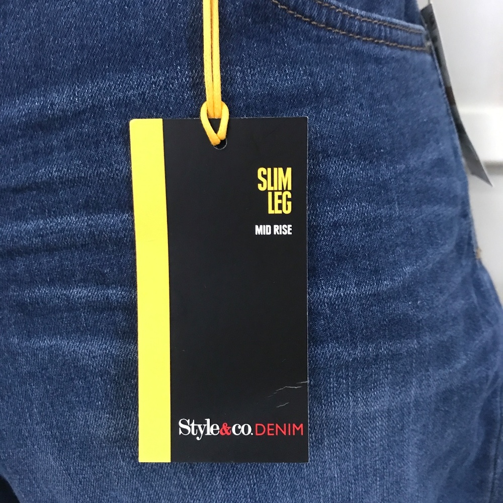 Style & Co Slim Leg Jeans - Picture 2 of 8