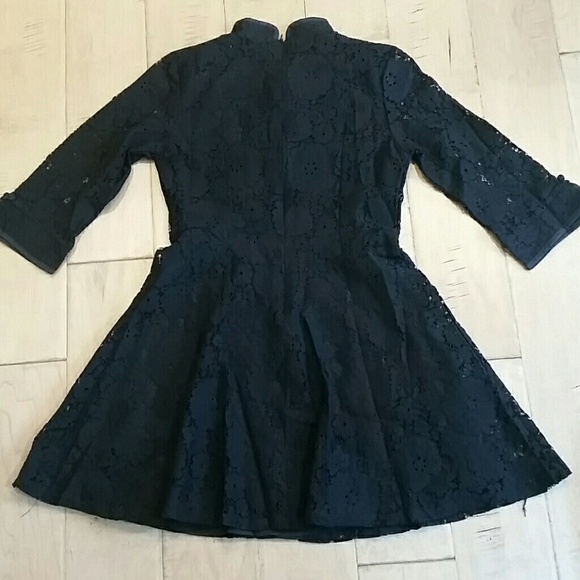 One Left!♡Vintage Cheongsam Lace Mini Dress - Picture 4 of 5