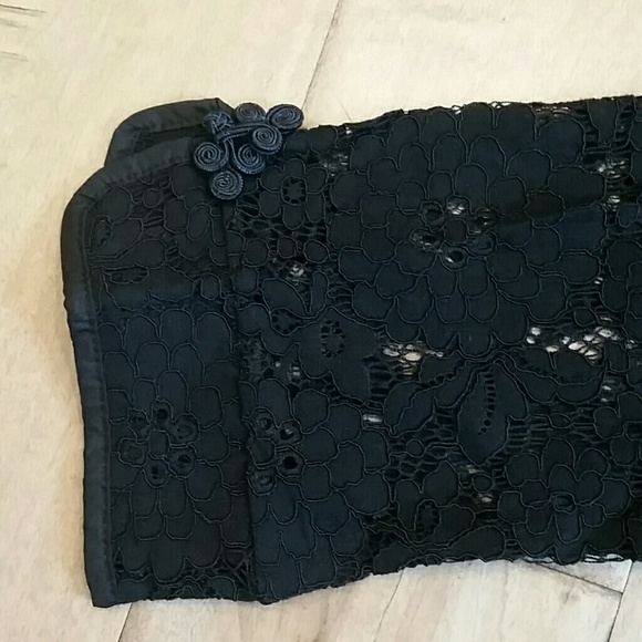 One Left!♡Vintage Cheongsam Lace Mini Dress - Picture 5 of 5