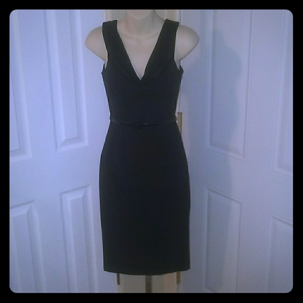 Maria bianca nero little black dress small sheer