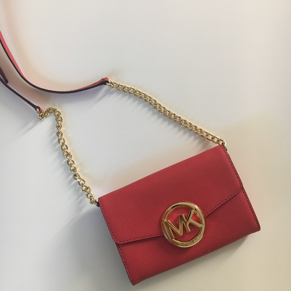 Authentic Michael Kors Large wallet cross body