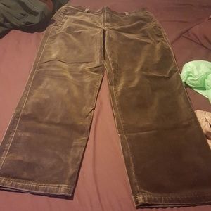 Brown corduroy pants like new