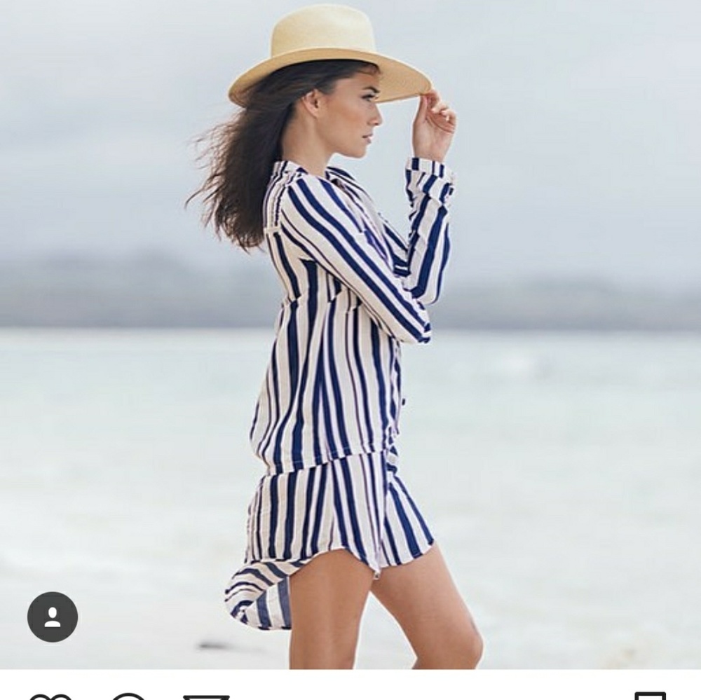 Ava Sky Stripped Dress