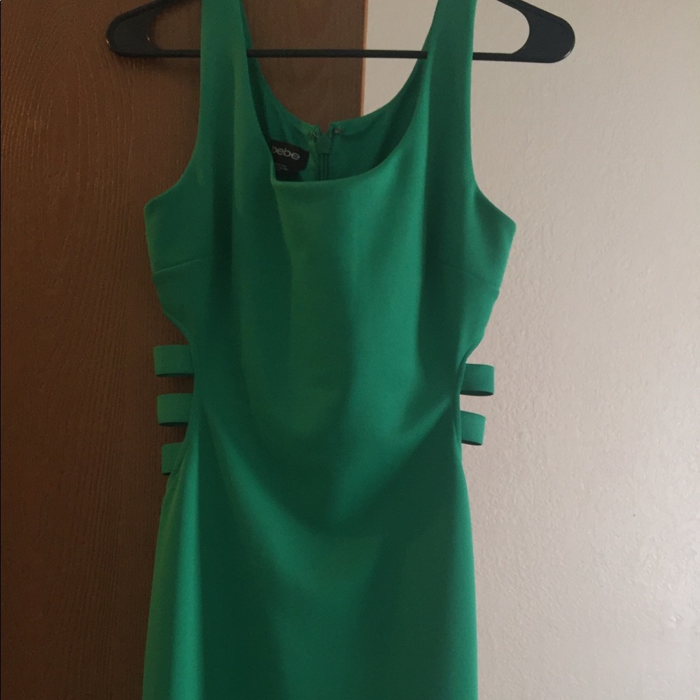 Sexy green Bebe dress