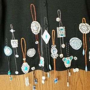 Michael Simon Bolo Tie Sweater