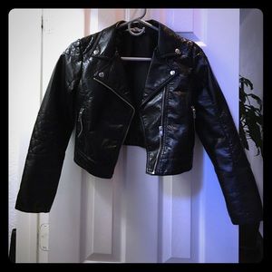 Kids leather jacket