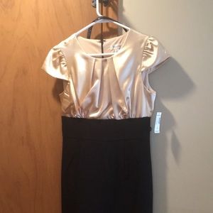 Evening dress black and gold size 10