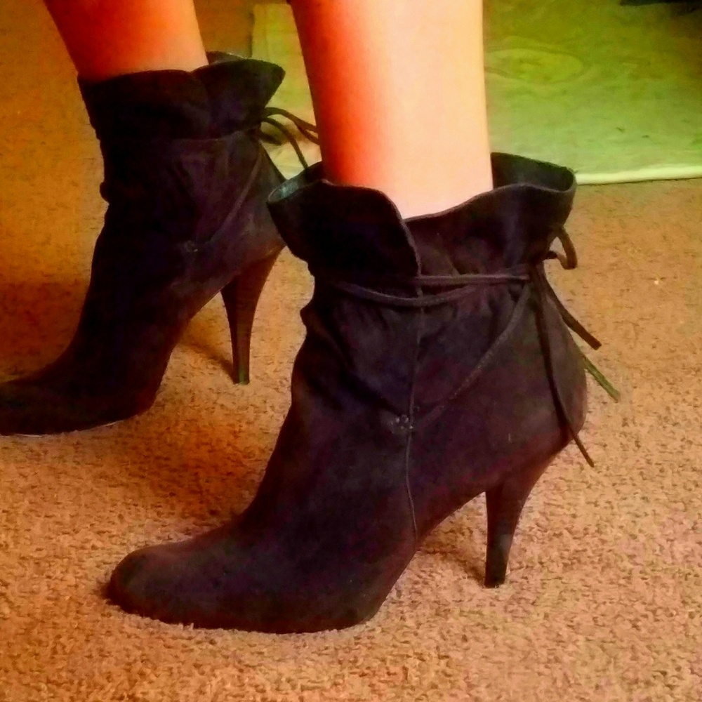 FLASH SALE Calvin Klein Suede Hannah Bootie