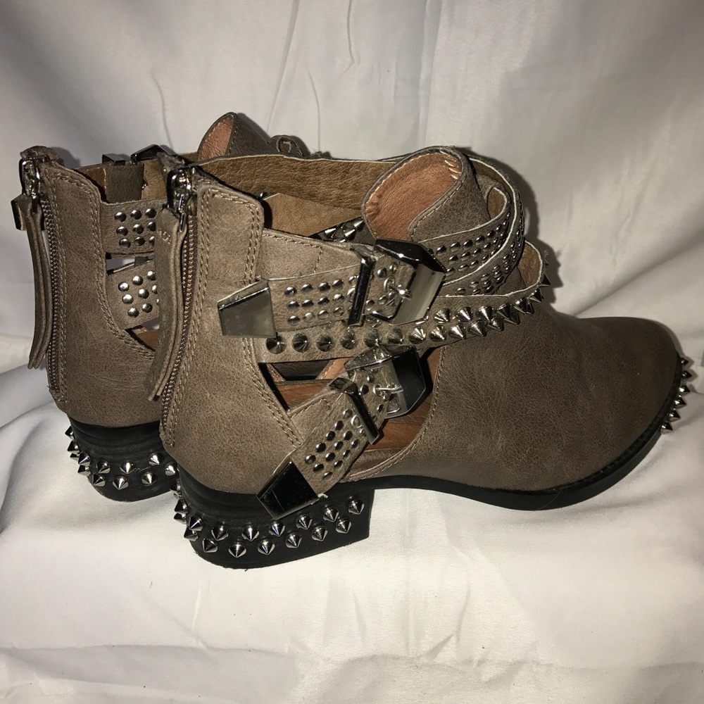 Jeffrey Campbell Everly-SP Taupe Studded