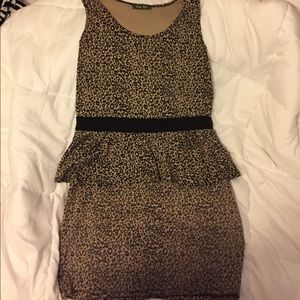 Juniors' peplum dress in size 12/14