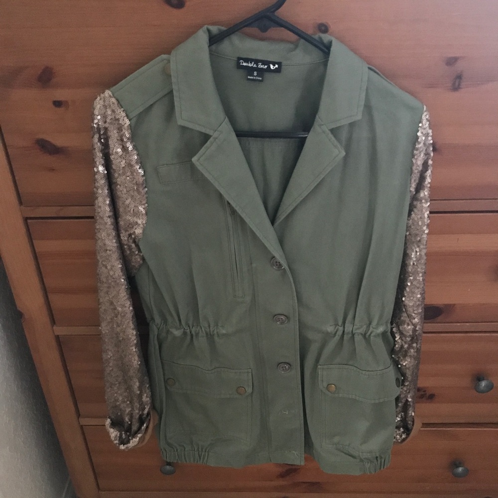 Olive green jacket