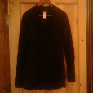 Black North Face Cardigan
