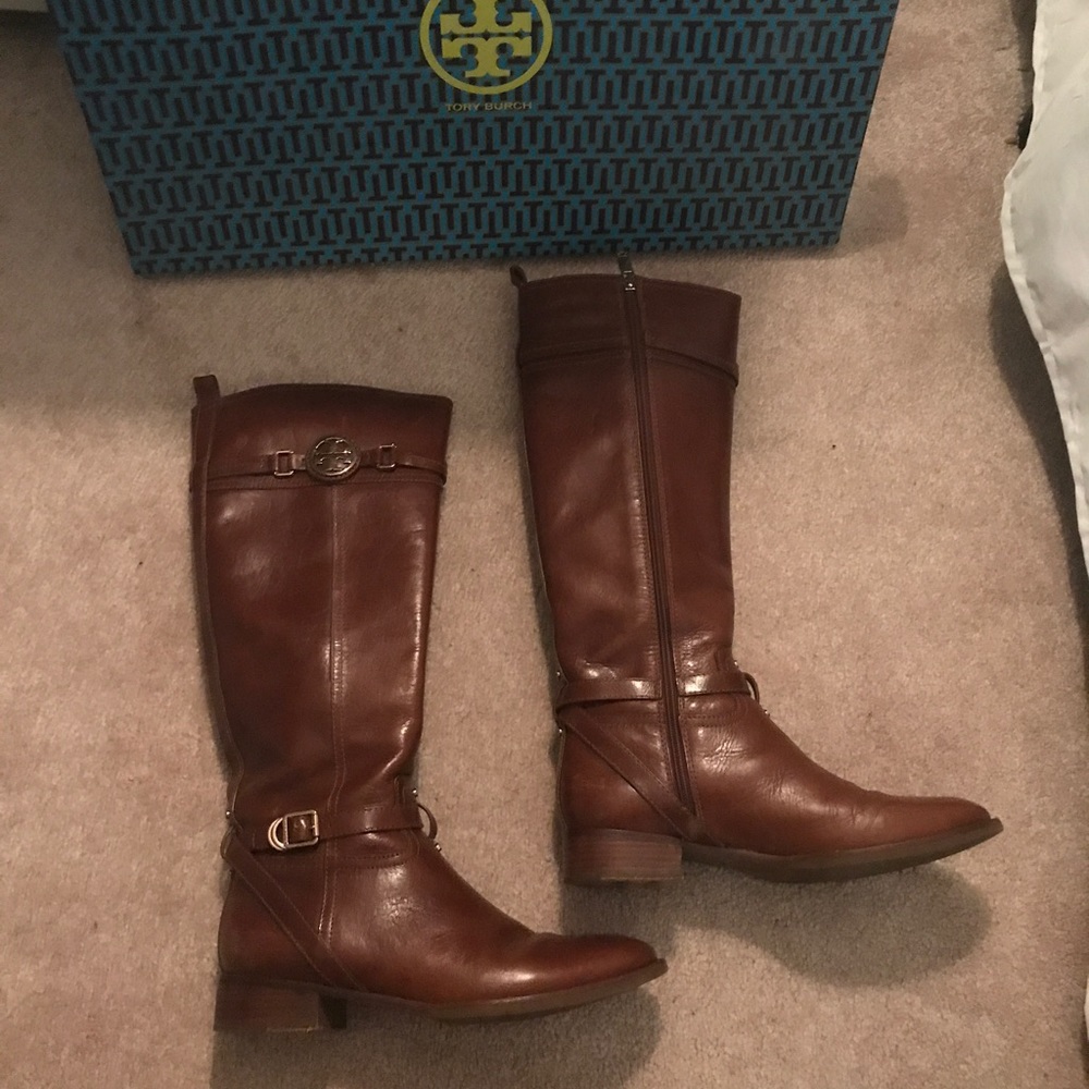 Tory Burch Calista Riding Boots Sz 9.5