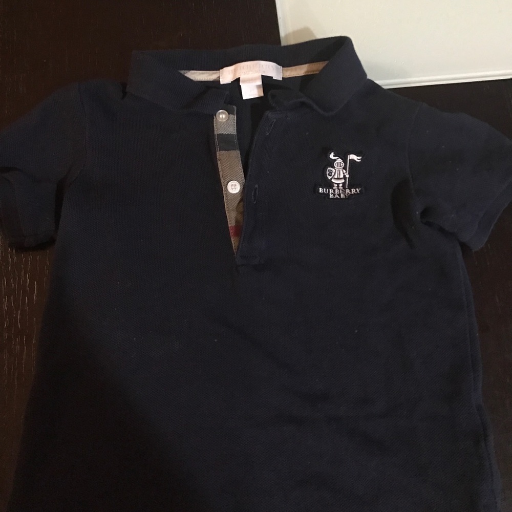Burberry Baby blue polo
