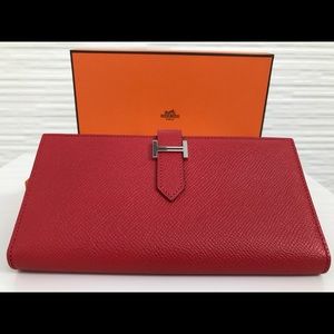 Hermes Bearn Leather Wallet