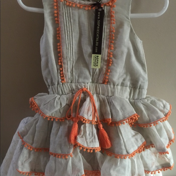 SOPHIE CATALOU GIRLS RUFFLE LAYERS DRESS - Picture 5 of 8