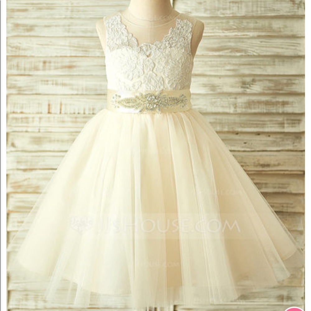 Ivory Flower Girl Dress