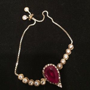 BEAUTIFUL TURKISH GOLD PLATED ELEVATOR BRACELET.