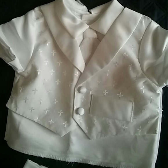 3 piece Baby boy Wedding outfit - Picture 3 of 5