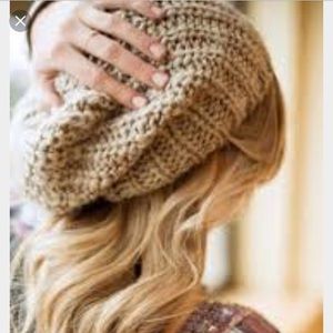 Knit beanie hat